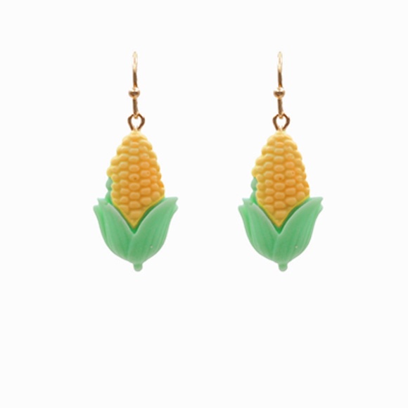 Vegetable Theme Clay Earrings - Picture 2 of 3